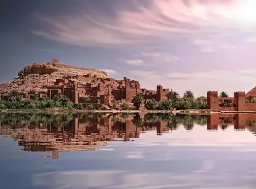 Ksar of Aït Ben Haddou on the road from Marrakech to the Sahara